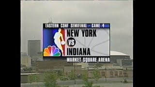 1995 NBA on NBC  Knicks vs Pacers  ECSF Game 4 Intro [upl. by Redan314]