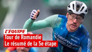 Tour de Romandie 2024  Dorian Godon remporte lultime étape Carlos Rodriguez soffre le général [upl. by Seda]