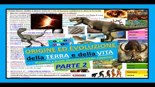 🌍🌈🌴🌕🕘 STORIA DELLA TERRA E DELLA VITA  PARTE 2  ERE E PERIODI  origine ed evoluzione della vita [upl. by Annovoj]