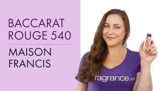 Baccarat Rouge 540 Perfume  Fragrancecom® [upl. by Dedric]