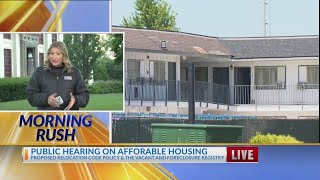 City Council hosts public hearing on affordable housing [upl. by Ive]