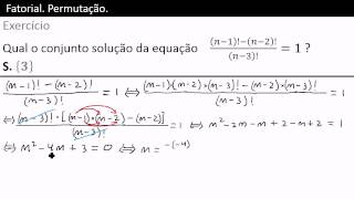 Equação com Fatorial [upl. by Caldeira]