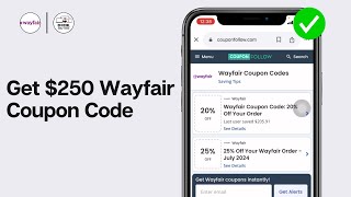 How to Get 250 Wayfair Coupon Code 2024 [upl. by Verne]