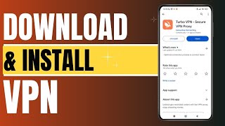 How to Download and install VPN in Android [upl. by Towne946]