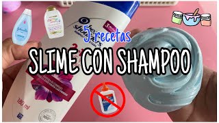 Cómo Hacer SLIME con SHAMPOO 🧴✨ ¡Probamos 5 Recetas [upl. by Adnor370]