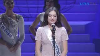 Ahtisa Manalo FULL PERFORMANCE for Miss Arete Tagaytay QampA Portion  Miss Universe Philippines 2024 [upl. by Aihsoem970]