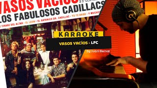 Vasos Vacíos  Karaoke version piano acustico [upl. by Shanahan688]