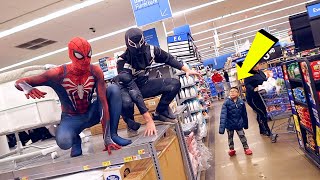 AGENT VENOM amp SPIDERMAN TROLL WALMART [upl. by Carma]