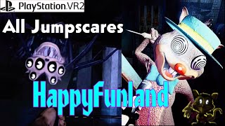 HappyFunland All Jumpscares on PS VR2 [upl. by Ayrb315]