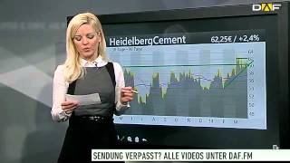 Chart Check Aareal Bank HeidelbergCement Xing und Deutsche Bank [upl. by Dayir]