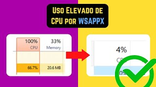 Utilização elevada da CPU devido ao WSAPPX Portuguese [upl. by Siddra]