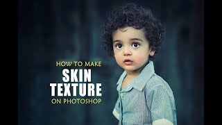 How to Make Realistic Skin texture in Photoshop  srinu photo editing [upl. by Ardnasirhc]