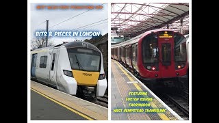 EUSTON SQUARE FARRINGDON AND WEST HAMPSTEAD THAMESLINK SAT 16TH FEB 2019 [upl. by Ravel]