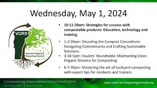 VORS 2024Strategies for Success with Compostable Products Education Technology and Training [upl. by Retsevlys]