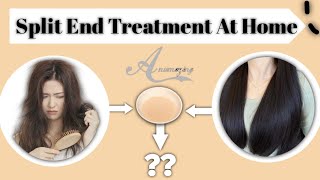 Split ends treatment at home do muhe hair treatment in hindi how to get rid split ends haircare [upl. by Noyahs]