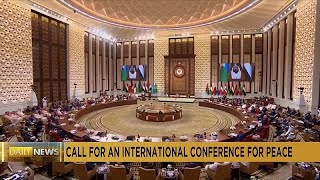 Arab League calls for conference for peace in the Middle East [upl. by Aileon]