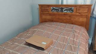 How to attach a headboard to adjustable base Serta [upl. by Erikson]