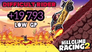 Difficult Rider 🏜️ 19 793  New Team Event HCR2 TUTO LOW GP [upl. by Aribold466]