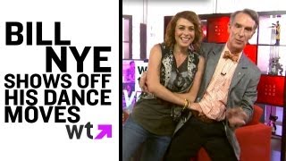 Bill Nye Shows Off His DWTS Dance Moves  LIVE [upl. by Dnomaid367]