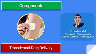 Transdermal Drug Delivery Systems ll Components ll NDDS ll Part V [upl. by Ellennej430]