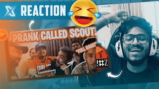 🤣SPRAY Reacts to quotGOLDY Bhai PRANK on SCOUT🤬 [upl. by Elatnahc]