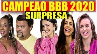 BBB 20 Enquete Quem vai ser o Campeão do BBB 2020 Quem Vai ganhar Quem vai Vencer Favorito BBB 20 [upl. by Goraud74]