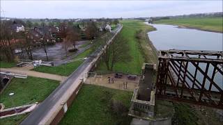 Alte Eisenbahnbrücke in Griethausen bei Kleve [upl. by Dimah]