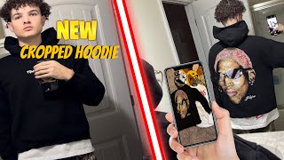 HOW TO CROP HOODIES  DIY AT HOME HOODIE CROP✂️📊 [upl. by Mosby890]