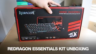 Redragon K552BA Essentials Kit Unboxing K552 KUMARA M601 P001 ARCHELON [upl. by Arihsay]