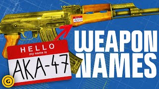 Why Your Favourite Video Game Gun Has A Weird Name  Loadout [upl. by Rosse345]