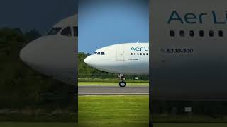 🚨Awesome Noise aerlingus airbus A330 taking off from Manchester airport aviation planespotting [upl. by Roede]