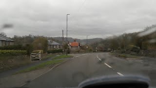 A Drive from Ashfordinthewater to Bakewell Market Town Derbyshire UK [upl. by Trubow]