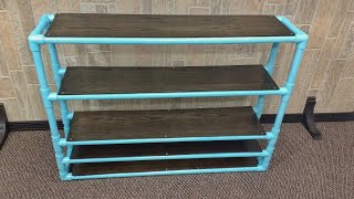 DIY PVC Shoe Rack [upl. by Haneeja900]