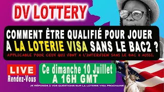 DV LOTTERY  JOUER A LA LOTERIE VISA SANS LE BAC 2 [upl. by Arracat]