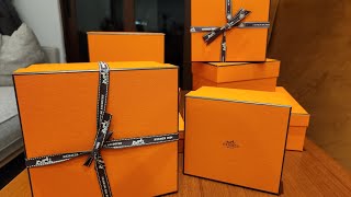 adding to my hermes tableware unboxing pieces from the mosaique au 24 platinum and gold series [upl. by Irwin332]