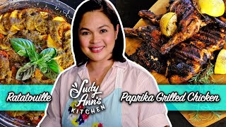 Ratatouille and Paprika Grilled Chicken  Judy Anns Kitchen [upl. by Itsrik259]