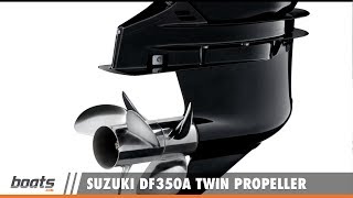 Suzuki DF350A Twin Propeller Outboard On Water Test [upl. by Naleag]