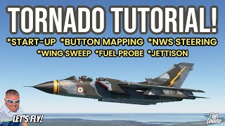 TORNADO By IndiaFoxtEcho FULL TUTORIAL  Start Up  Wing Sweep  Jettison  Steering  MSFS2020 Xbox [upl. by Fagin135]