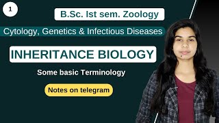 Cytology Genetics amp Infectious Diseases  Some basic Terminology  हिंदी में  Zoology [upl. by Esej]