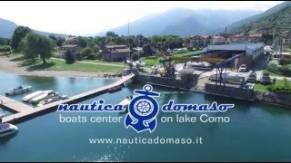 Nautica Domaso  boote zentrum am Comer see Liegeplatze Yachthafen lagerung [upl. by Otrepur]