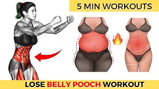 10 Minute Morning Workout  Do This To Lose Flabby Stomach Fat STANDING [upl. by Bogosian]