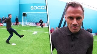 Carragher vs Graham  Penalties volleys freekicks amp crossbar challenge  Soccer AM Pro Am [upl. by Lesnah126]