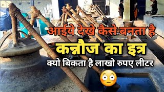 कन्नौज में इत्र कैसे बनता है  How to Make Attar  Attar making process  Kannauj Perfume Factory [upl. by Frazer]