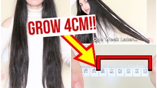 GROW YOUR HAIR FASTER amp LONGER IN 1 WEEK PROOF [upl. by Assirahc]