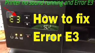 how to fix hp laser jet M1132 error E3 full [upl. by Atnas]