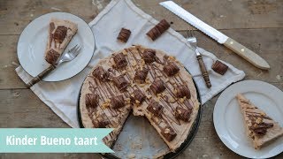 RECEPT  Kinderbueno taart  OMG de vulling smaakt echt naar kinderbeuno [upl. by Anisirhc451]