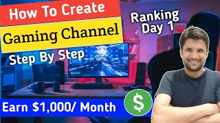 How to Create Gaming YouTube Channel  Gaming Channel Kaise Banaye  how to open gaming channel [upl. by Savdeep920]