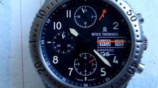 Revue Thommen Pilot Automatic Chronograph [upl. by Smiley154]