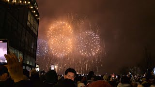 2024 New Years Eve Fireworks  Toronto Highlights🎆🎇🌃🇨🇦 [upl. by Philemon]