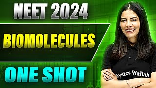 BIOMOLECULES in 1 Shot FULL CHAPTER COVERAGE TheoryPYQs  Prachand NEET 2024 [upl. by Pucida]